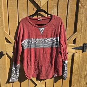 Lovely Melody Warm Red Knitwear